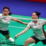 Uber Cup Quarter Finals featuring the defensive synergy of Carmen Ting and Ong Xin Yee.