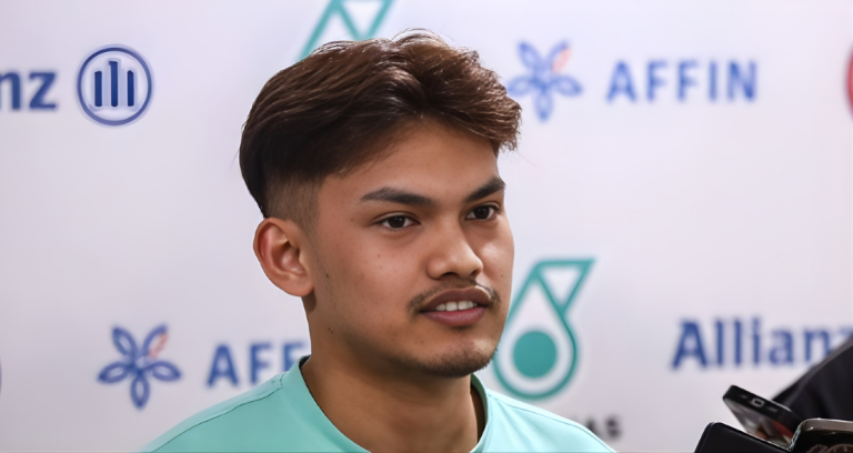 Haikal denies the rumors while speaking at a press conference at the Academy Badminton Malaysia.