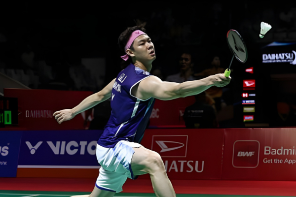 Singapore Open 2026 reserve player Lee Zii Jia in action.