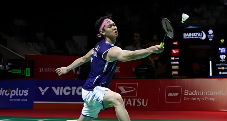 Singapore Open 2026 reserve player Lee Zii Jia in action.