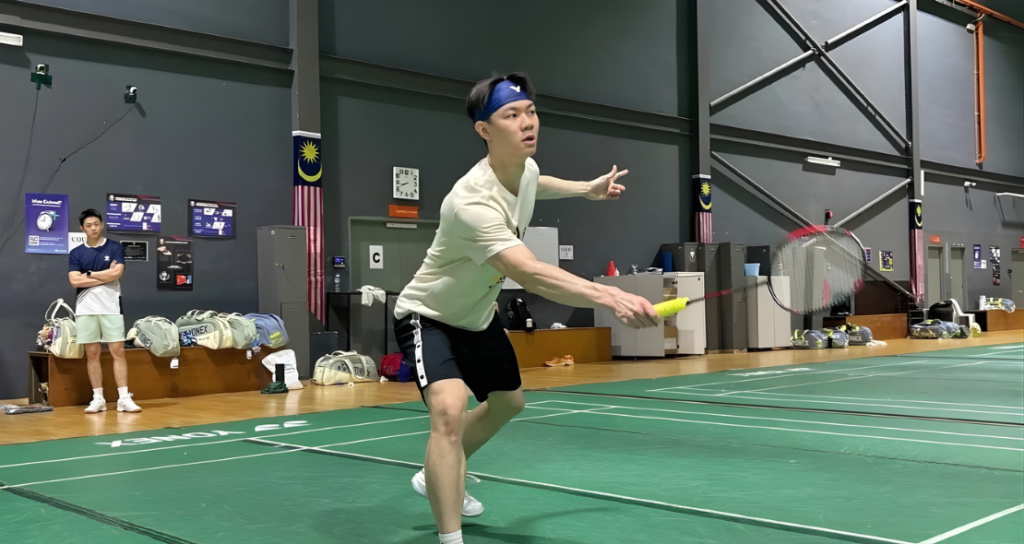 Thomas Cup Campaign 2026 featuring Lee Zii Jia during an intensive national training session.