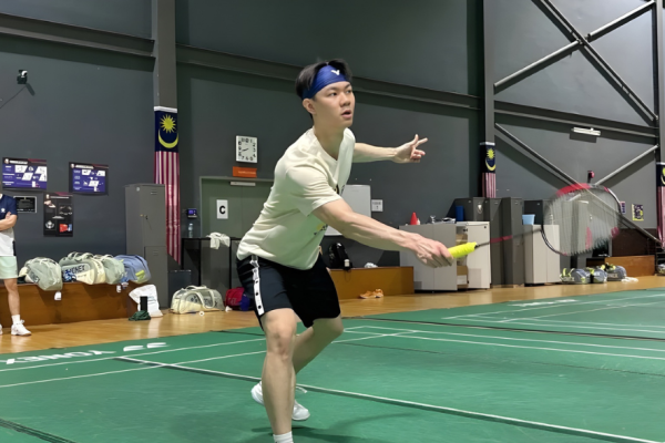 Thomas Cup Campaign 2026 featuring Lee Zii Jia during an intensive national training session.