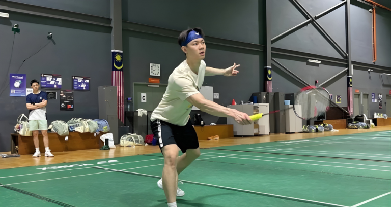 Thomas Cup Campaign 2026 featuring Lee Zii Jia during an intensive national training session.