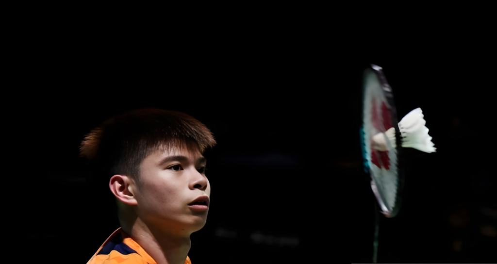 Singapore Open 2026 solitary Malaysian singles player Leong Jun Hao.