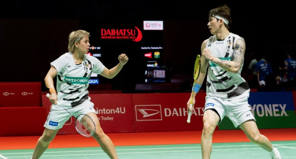 Malaysian Shuttlers BAC 2026 promotion for mixed doubles pair Chen Tang Jie and Toh Ee Wei.