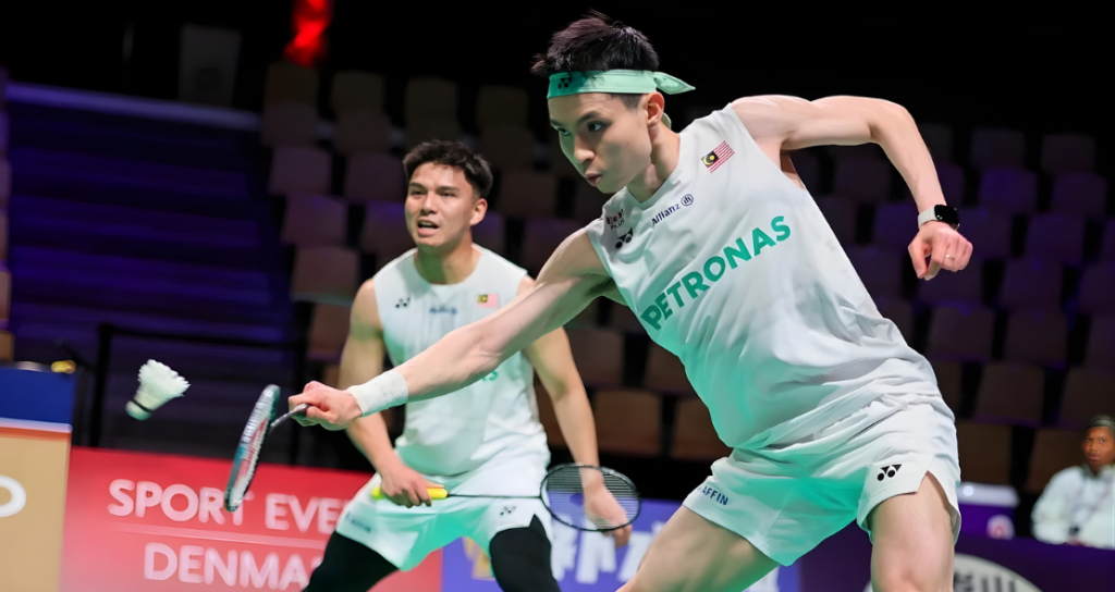 Thomas Cup Group B Final Result showing the scratch pair of Wooi Yik and Izzuddin.