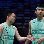 Singapore Open Quarter Finals featuring the tactical coordination of Aaron Chia and Soh Wooi Yik.