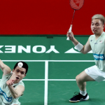 Malaysia Masters 2026 featuring Aaron and Wooi Yik in a high-stakes doubles rally.