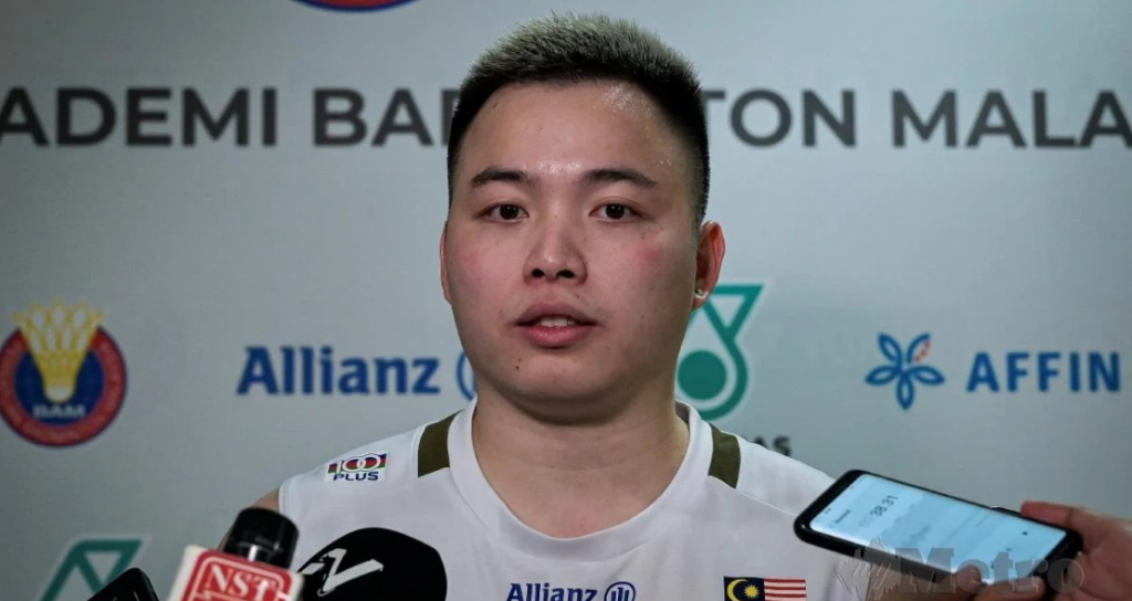 National Team Setback featuring Malaysian captain Aaron Chia in 2026.
