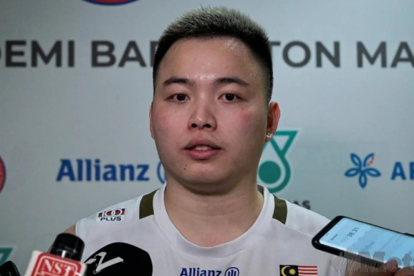 National Team Setback featuring Malaysian captain Aaron Chia in 2026.