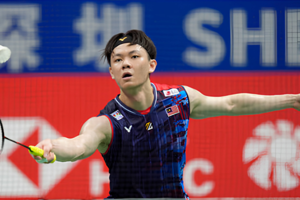 Elite World Tour Form featuring Lee Zii Jia during an intense Thailand Open rally.