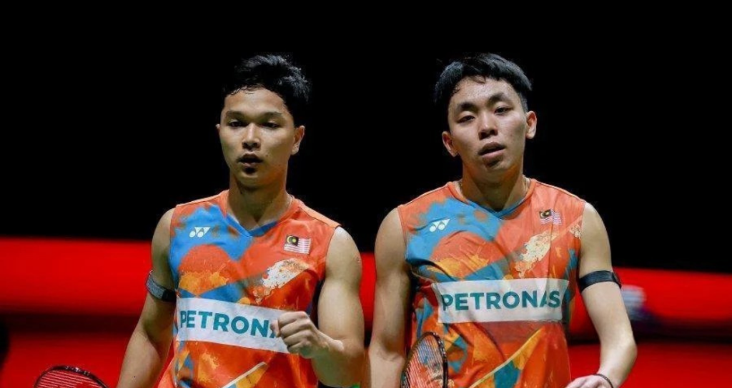 Malaysian Doubles Depth featuring Wan Arif and Yap Roy King during a high-stakes match.