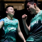 BWF Olympic Cycle Strategy featuring the passionate celebration of Aaron Chia and Soh Wooi Yik.
