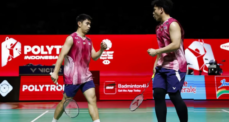 Indonesia Open Championship featuring Goh Sze Fei and Nur Izzuddin Rumsani.