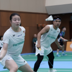 Asian Junior Championship Defeat context showing mixed doubles pair Low Zi Yu and Ahmad Redzuan.