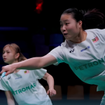 Asian Junior Championships preparation context featuring doubles partners Low Zi Yu and Noraqilah Maisarah Ramdan on court.