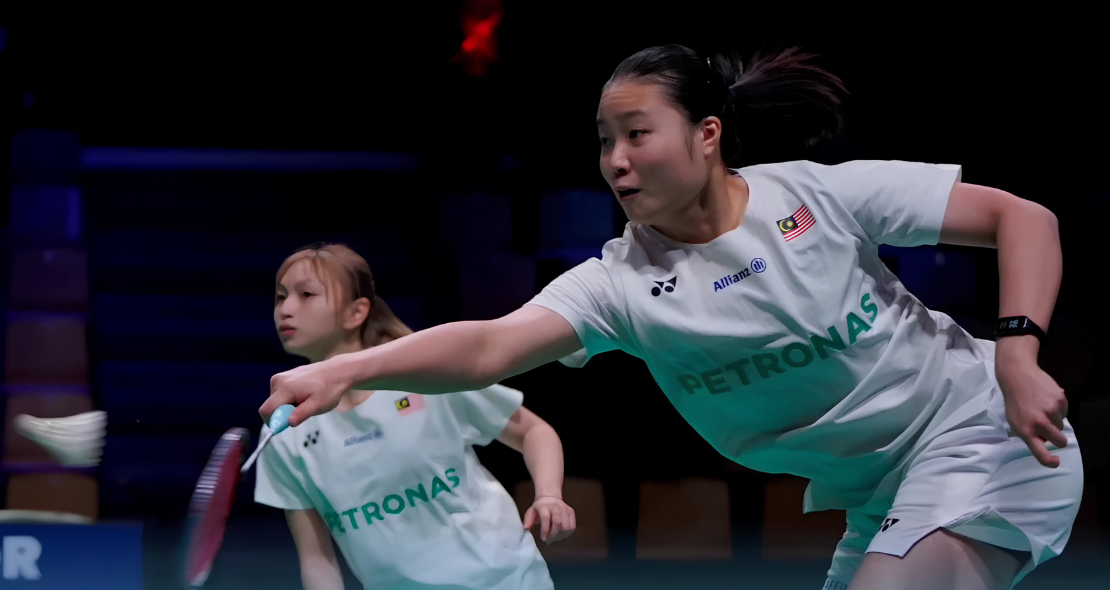 Asian Junior Championships preparation context featuring doubles partners Low Zi Yu and Noraqilah Maisarah Ramdan on court.