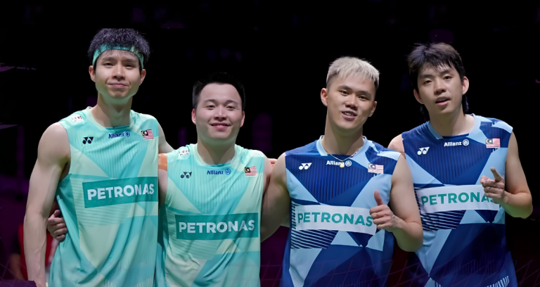 Doubles Reshuffle Gamble featuring Soh Wooi Yik Aaron Chia Tee Kai Wun and Man Wei Chong.