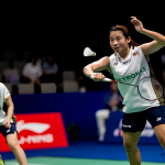 Indonesia Open quarters battle featuring Ong Xin Yee and Carmen Ting in action.