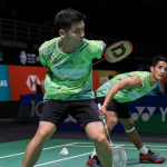 Top Seed Status featuring Tan Wee Kiong and Nur Azriyn Ayub defending on court.