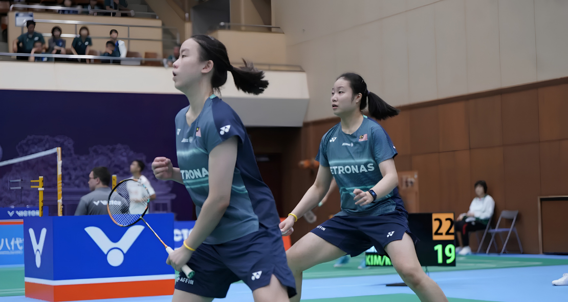 National Team Recall context featuring doubles partners Genevie Lim and Low Zi Yu.