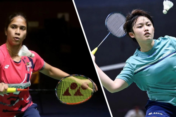 World Championships prep featuring Malaysian singles players K. Letshanaa and Wong Ling Ching.