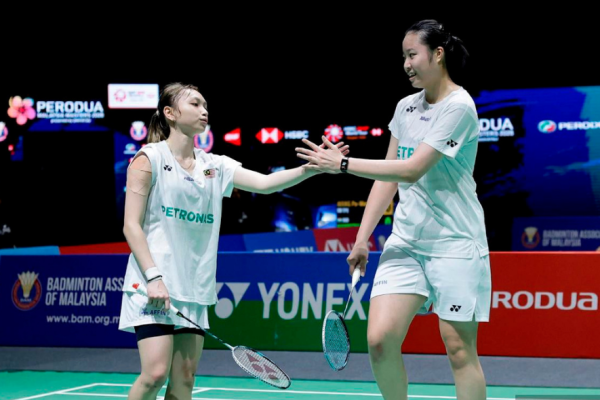 Zi Yu-Noraqilah Semifinal showing Low Zi Yu and Noraqilah Maisarah Ramdan celebrating their point in Taipei.