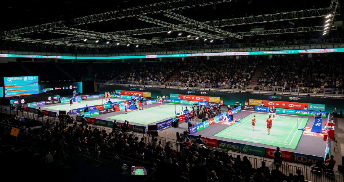 Lightning Cup 2026 venue style showing a packed indoor stadium.