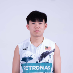 Aaron Tai Wei Qin professional badminton profile image showing the Malaysian Men's Double player smiling