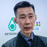 Chong Wei BAM Warning showing Lee Chong Wei speaking firmly at a press conference.