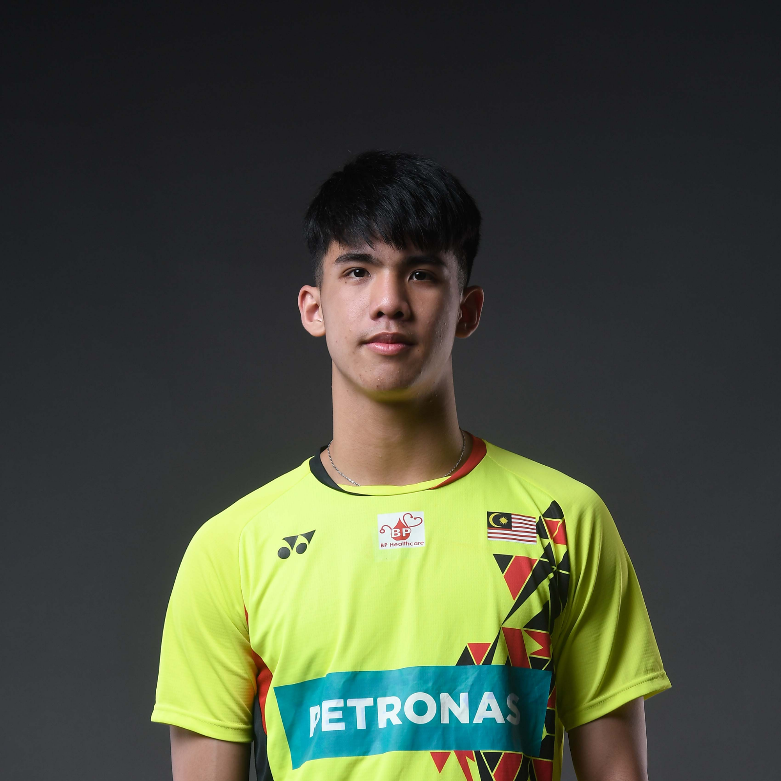 Bryan Jeremy Goonting professional badminton profile image showing the Malaysian Men's Double player smiling