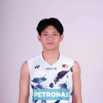 Datu Anif Isaac Datu Asrah professional badminton profile image showing the Malaysian Mixed Double player smiling