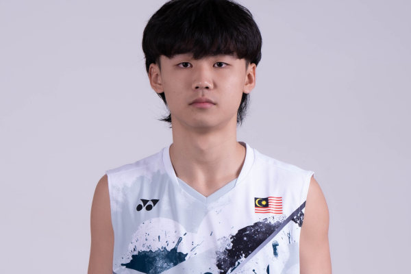 Goh Yi Qin professional badminton profile image showing the Malaysian Men's Double player smiling
