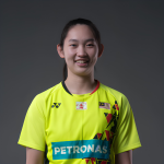 Lee Xin Jie professional badminton profile image showing the Malaysian Women's Double player smiling