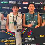 Philippines Junior Series Glory showing under nineteen champions and runners up posing with trophies and checks.