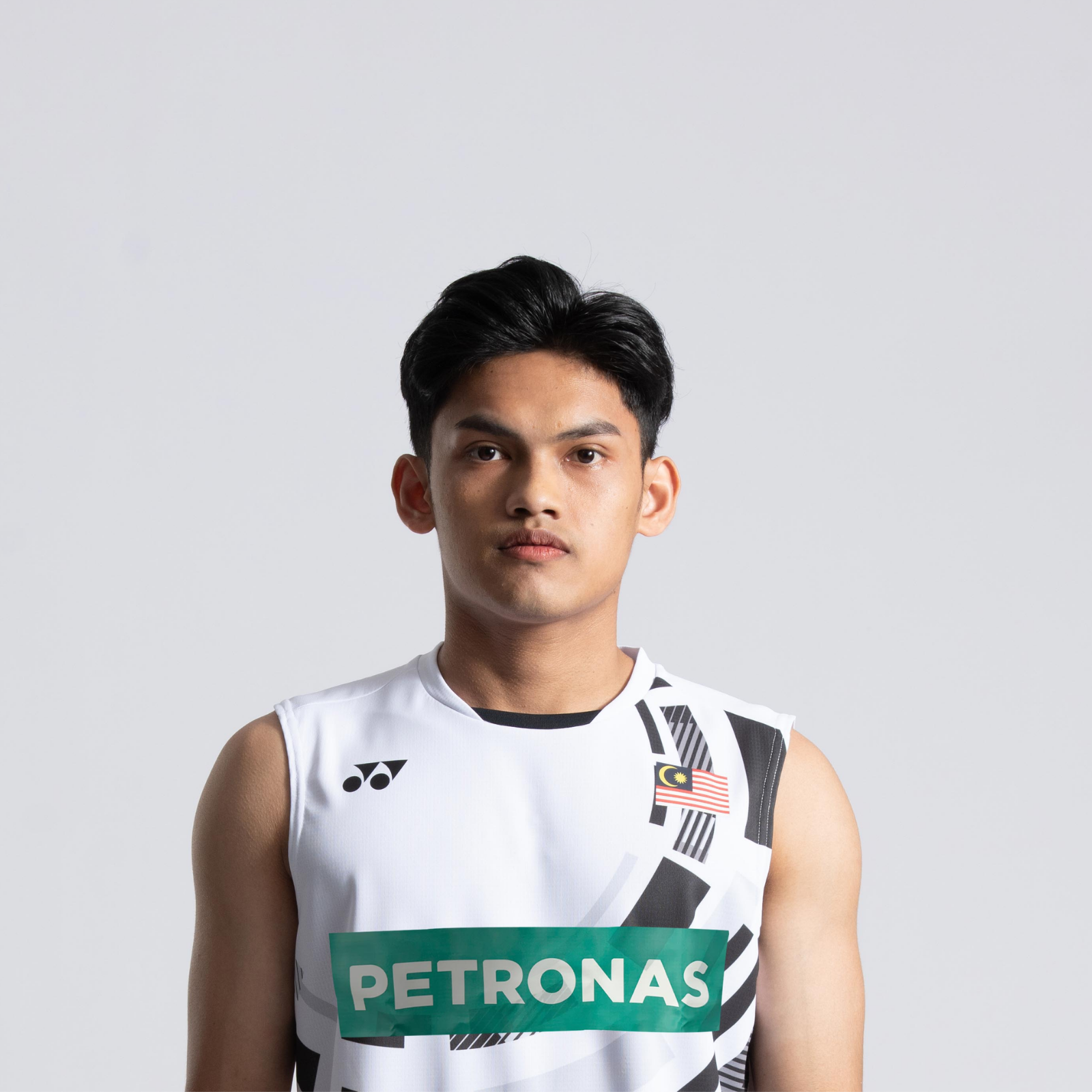 Muhammad Haikal Nazri professional badminton profile image showing the Malaysian Men's Double player smiling