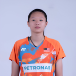 Nicole Chau Xuan professional badminton profile image showing the Malaysian Women's Double player smiling