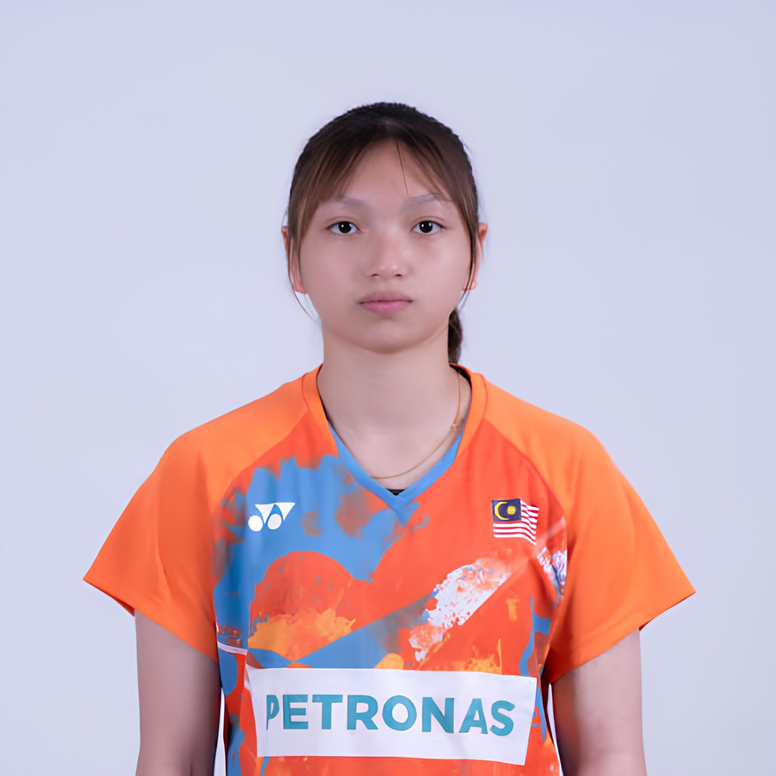 Noraqilah Maisarah Ramdan professional badminton profile image showing the Malaysian Women's Double player smiling