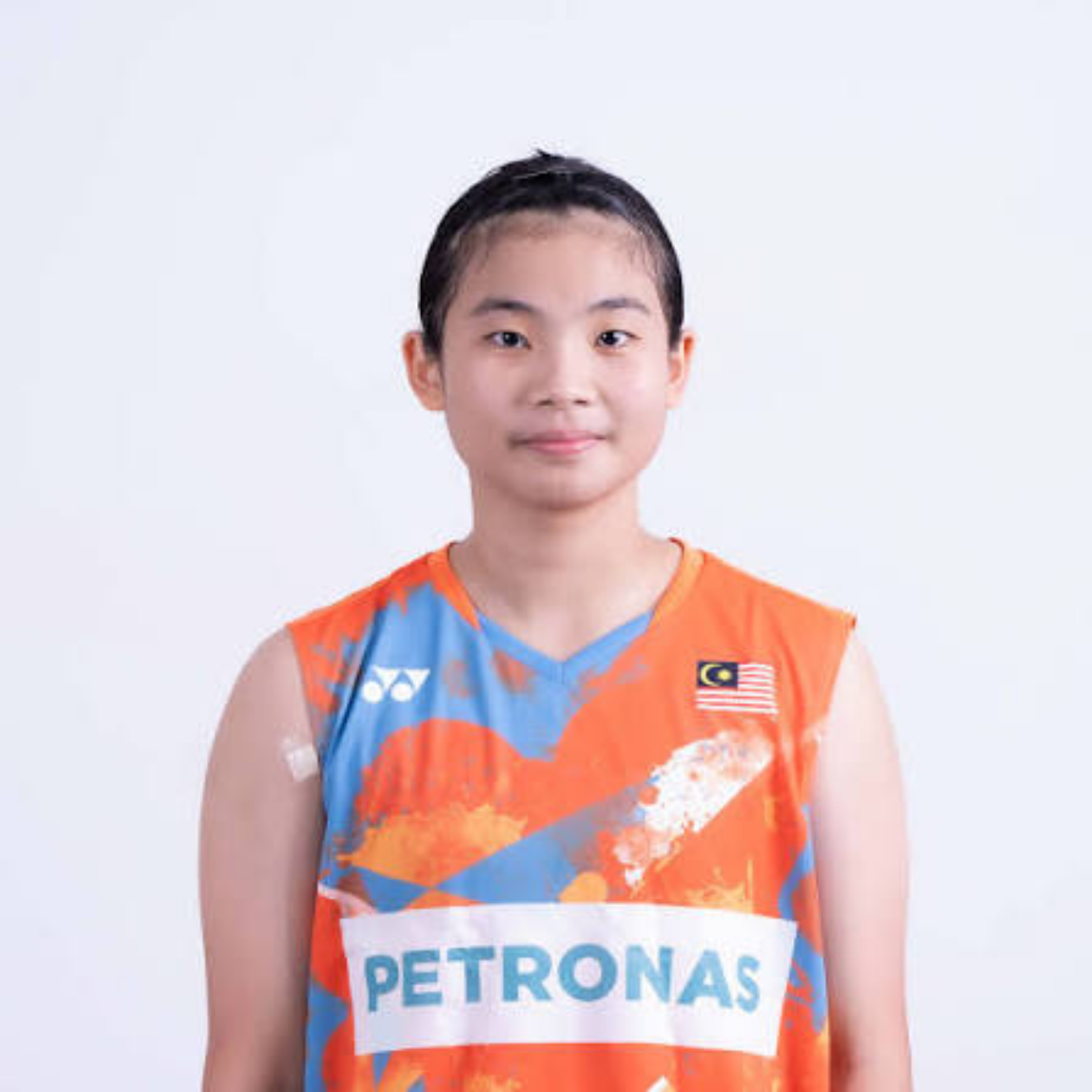 Ong Xin Yee professional badminton profile image showing the Malaysian Women's Double player smiling