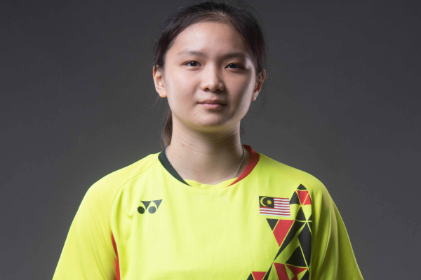 Tan Zhing Yi professional badminton profile image showing the Malaysian Women's Double player smiling