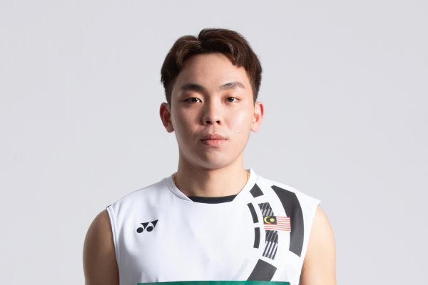 Yap Roy King professional badminton profile image showing the Malaysian Men's Double player smiling