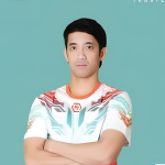 Nur Mohd Azriyn Ayub professional badminton profile image showing the Malaysian Men's Double player smiling
