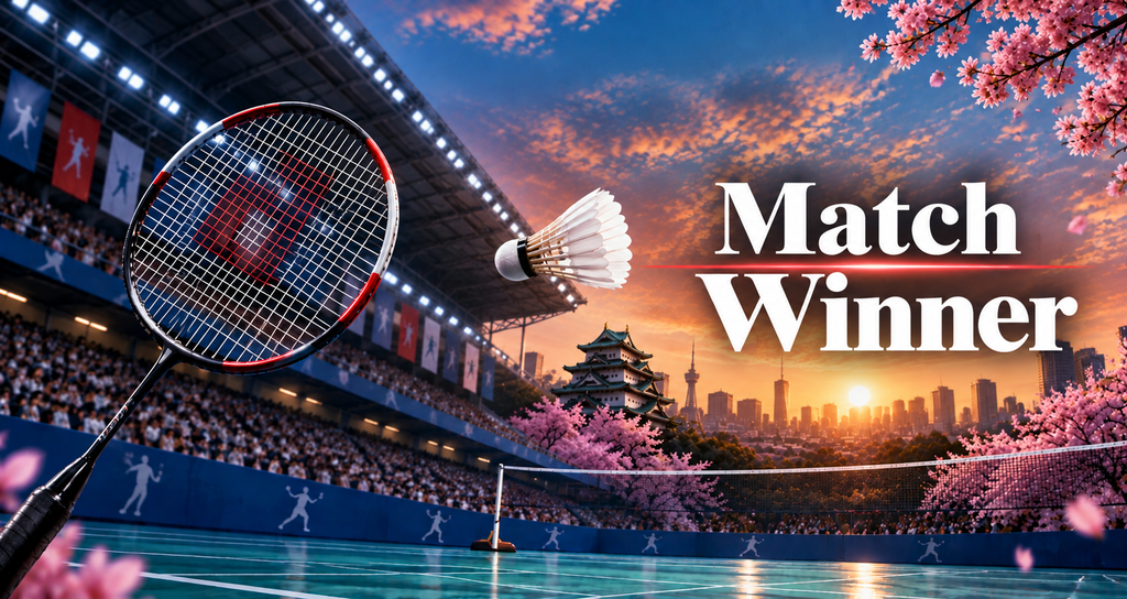 Asian Games 2026 badminton Match Winner betting market with badminton racket and shuttlecock